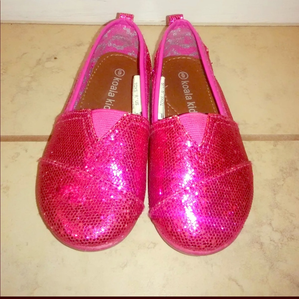 Koala Kids hot pink sequence shoes sz6